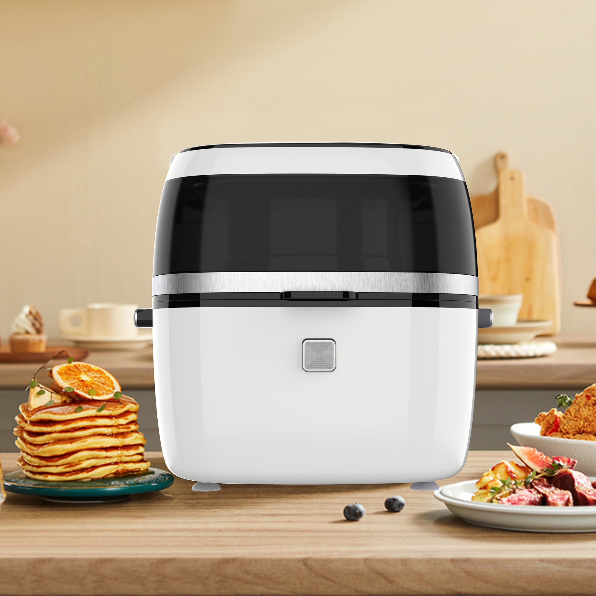 2022 Top Touch Panel Einstellbare Temperatur Elektrische Luft Frittierende Kochmaschine YYZG-650A