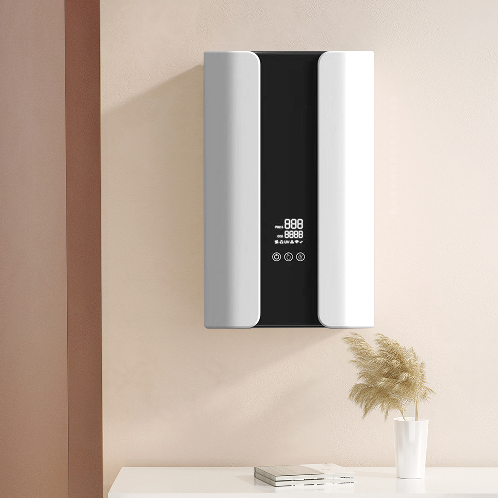 Effiziente Luftreinigung: Reinigungsvorteile von wandmontierten 300 CADR Luftranfreue Belüftungsvorrichtung