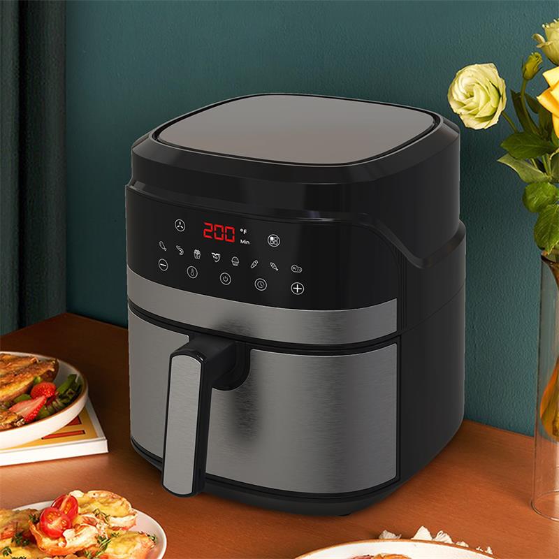 5.5L Touch Panel Digitale Temperatur Timer Steuerung Luft Frittier Yyzg-550as